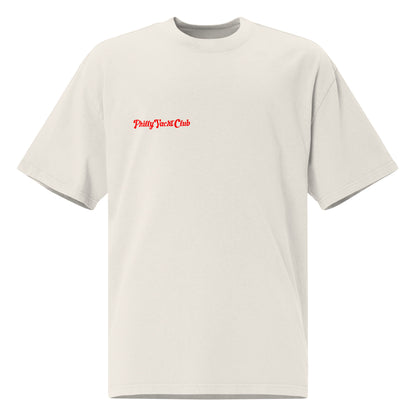 PYC Flagship Heavyweight Tee - Off-White/Red